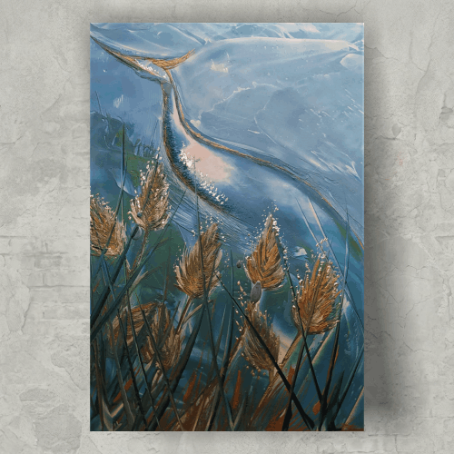 Encaustic - Kranich